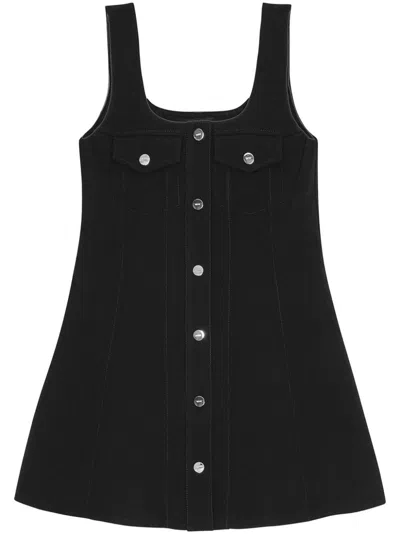 Ganni Women Bonded Crepe Mini Dress