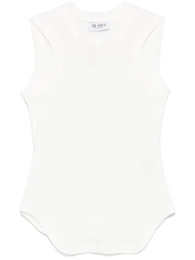 Attico Reese Cotton Jersey Tank Top