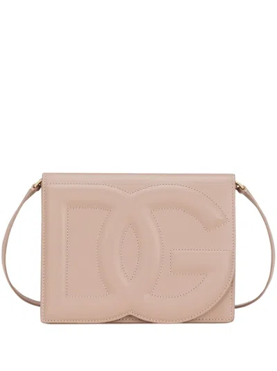 Dolce & Gabbana Dg Logo Crossbody Bag In Calf Leather