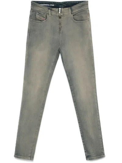 Diesel Grey Skinny Denim Jeans