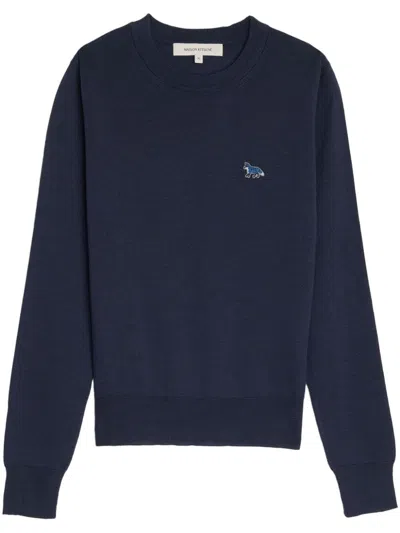 Shop Maison Kitsuné Maison Kitsune' Baby Fox Wool Jumper