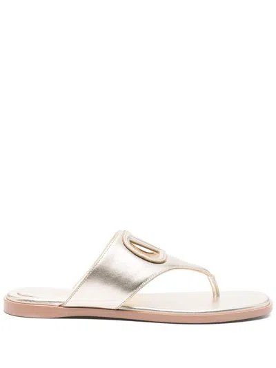 Valentino Women's Vlogo Cut-out Leather Sandals