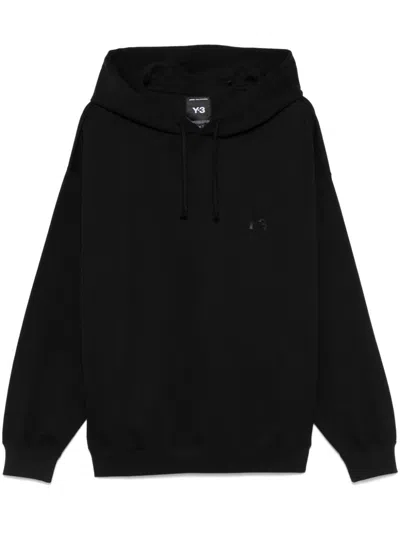 Y-3 Adidas Logo Cotton Hoodie