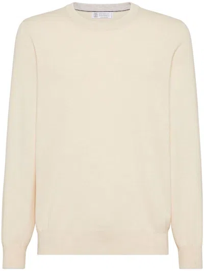 Brunello Cucinelli Men's Lightweight Cotton Sweater