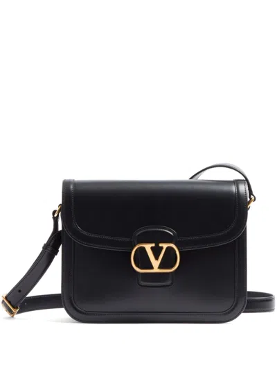 Valentino Garavani Garavani 9to5 Smooth Calfskin Shoulder Bag Woman Black Uni