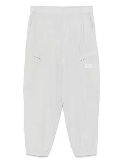 Ea7 Stretchy Polyester Blend Trousers