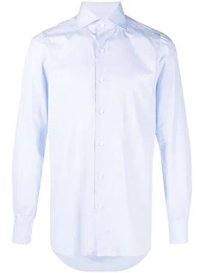 Finamore 1925 Napoli Slim Fit Flannel Shirt