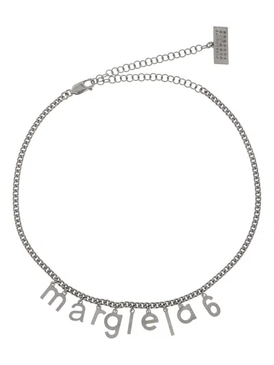 Mm6 Maison Margiela Pendant Logo Necklace