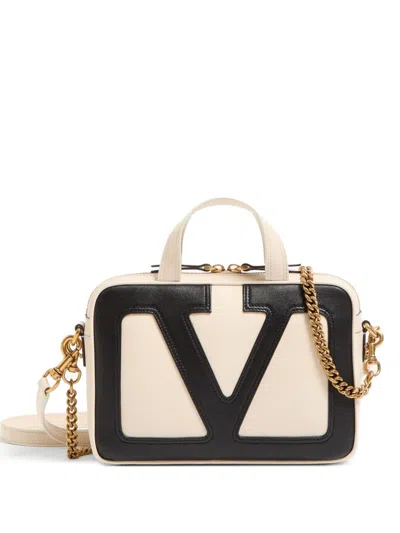 Valentino Viva Superstar Small Two-tone Leather Shoulder Bag
