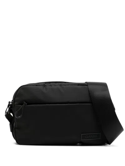Ganni Festival Logo-patch Crossbody Bag
