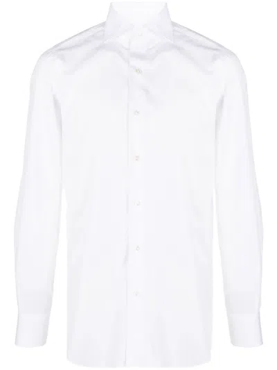 Finamore 1925 Napoli Slim Fit Flannel Shirt