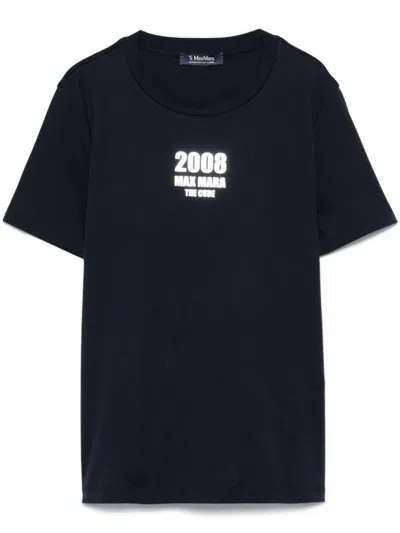 S Max Mara ' Logo Cotton T-shirt