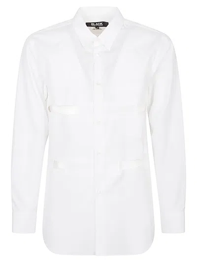 Comme Des Garçons Cotton Shirt Cut-out Long Sleeves
