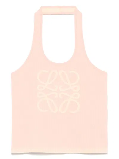 Loewe Anagram Tank Top In Cotton And Viscose