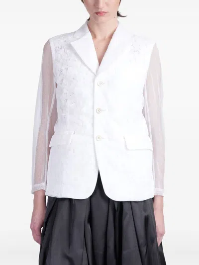 COMME DES GARÇONS COMME DES GARCONS SINGLE-BREASTED JACKET 