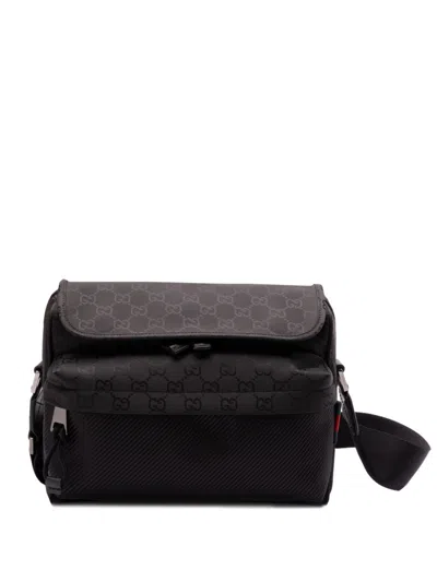 Gucci Nexus Black Nylon Crossbody Bag