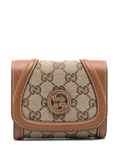 Gucci Blondie Gg Canvas Card Case