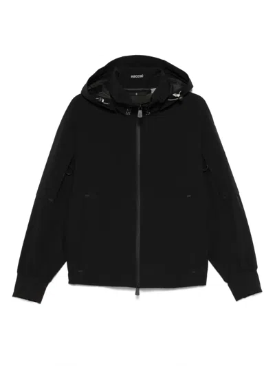 Moncler Tesso Hooded Jacket In Black