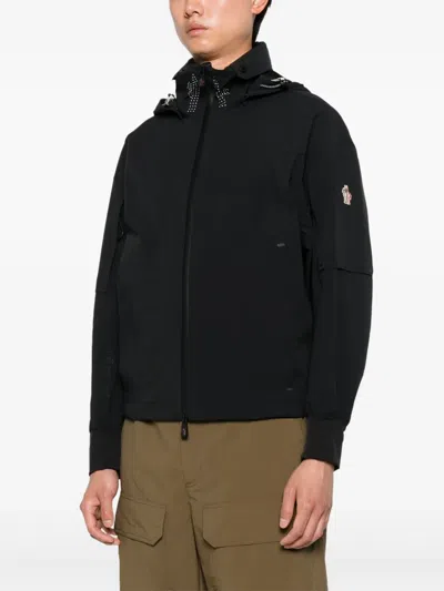 Moncler Tesso Hooded Jacket In Black