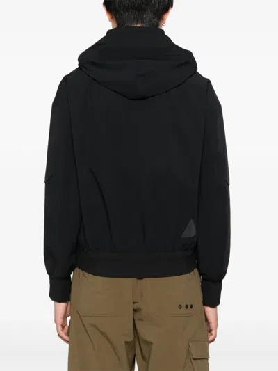 Moncler Tesso Hooded Jacket In Black