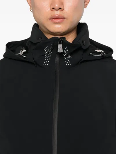 Moncler Tesso Hooded Jacket In Black