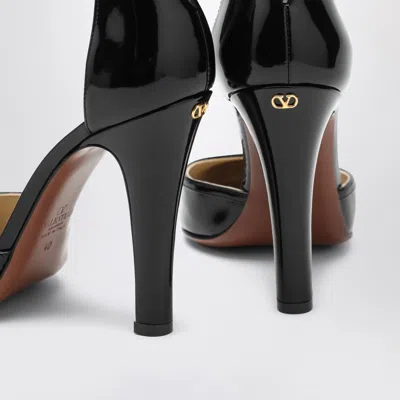 Valentino Garavani Hi Dolly Black Patent Leather Pumps