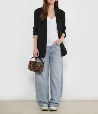 Golden Goose Mesh And Silver Laminated Leather Sneakers With Star In Multi