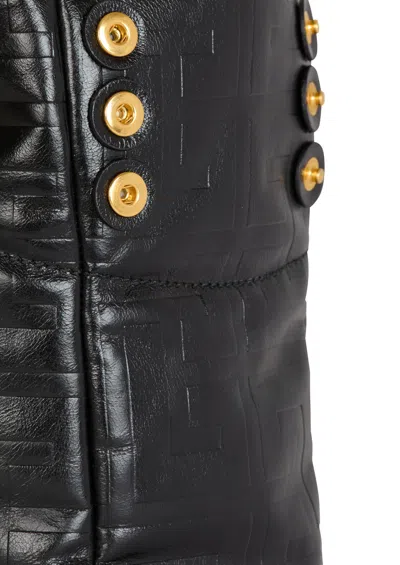 Balmain 1945 Soft Tote Bag In Black