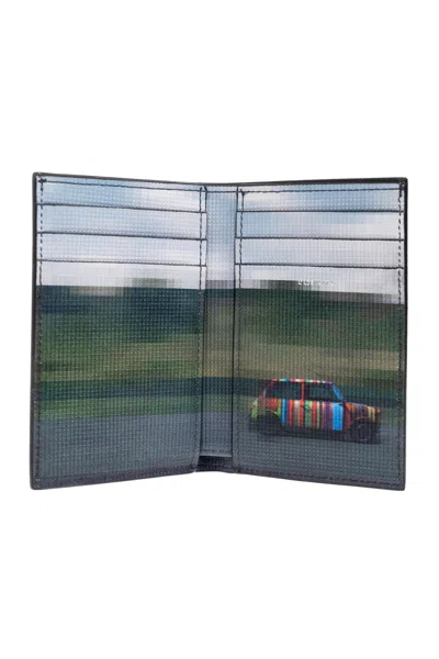 Paul Smith Leather Bi-fold Wallet In In Black