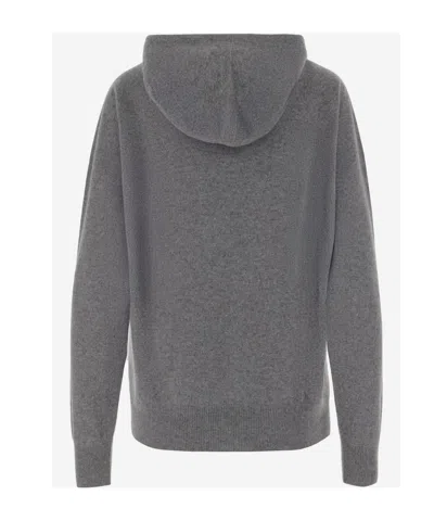 The Row Kawoa Cashmere Zip-up Hoodie In Gray