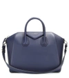 Givenchy 'medium Antigona' Sugar Leather Satchel - Blue In Night Blue