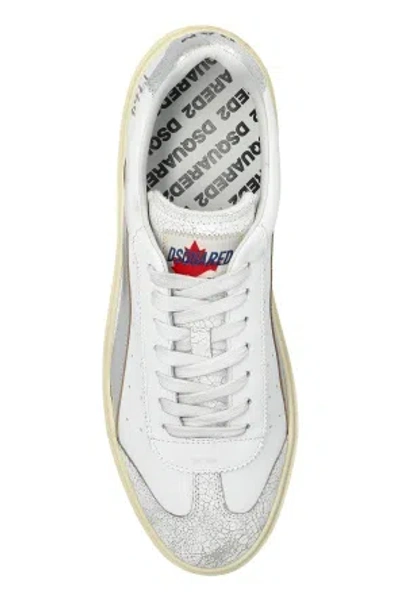 Dsquared2 Lace-up Low-top Sneakers In White
