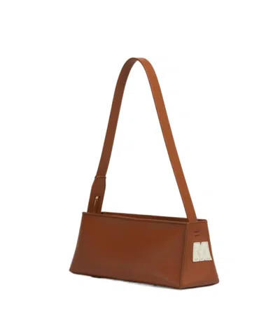 Marni Borsa A Spalla In Pelle Caramello  Donna In Brown