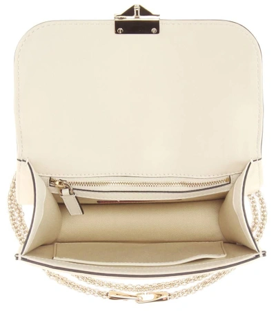 Shop Valentino Lock Small Leather Shoulder Bag