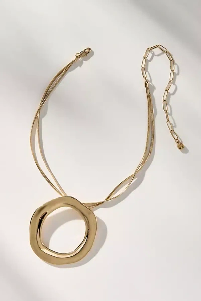 Ettika Open Circle Statement Necklace