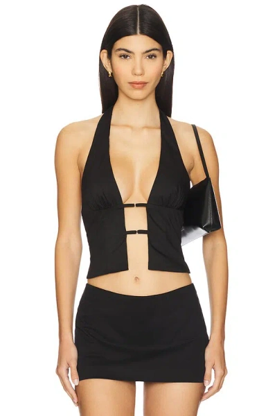 Superdown Dulcie Top In Black
