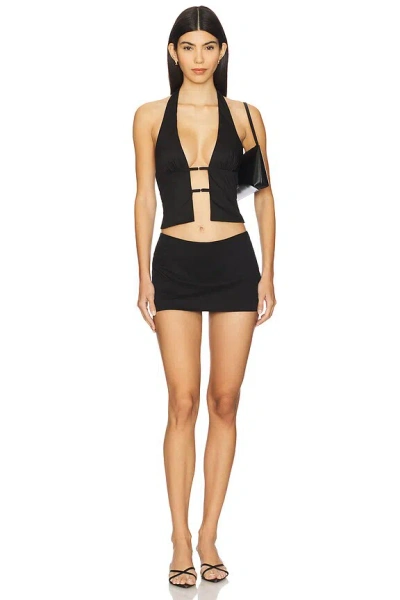 Superdown Dulcie Top In Black