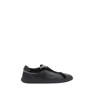 Givenchy Black Leather G Move Sneakers