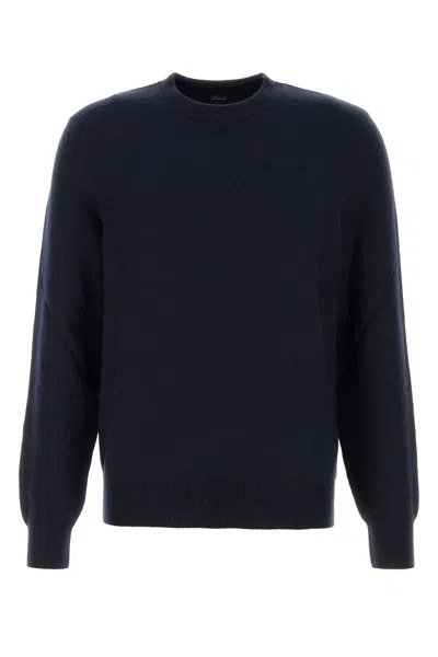 Brioni Dark Blue Cashmere Sweater