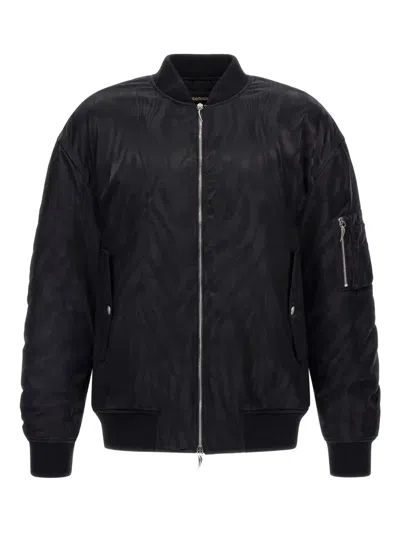 斑马纹飞行员夹克