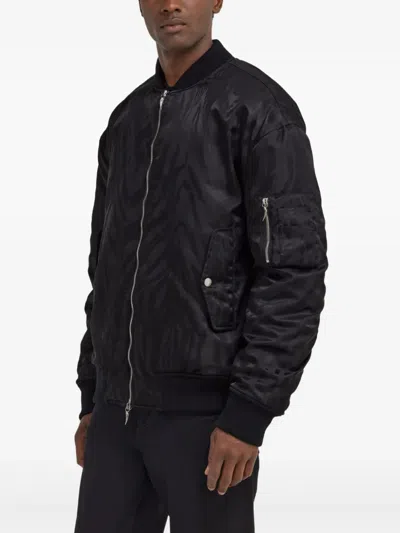 斑马纹飞行员夹克