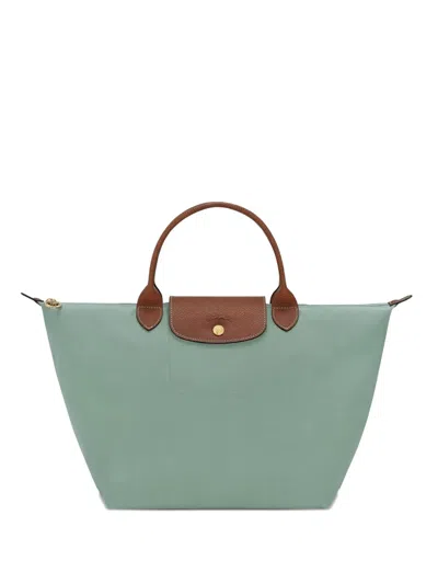 Longchamp Medium Le Pliage Original Tote Bag In Green