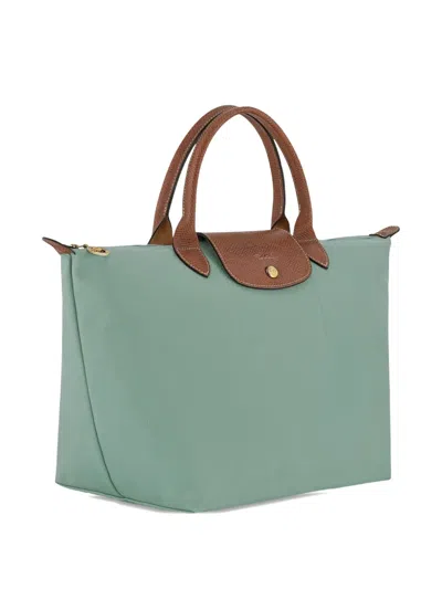 Longchamp Medium Le Pliage Original Tote Bag In Green