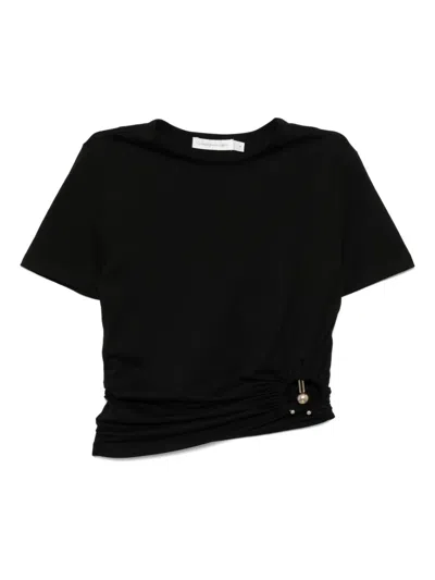 Christopher Esber Bezel Quartz Ruched Tee T-shirt