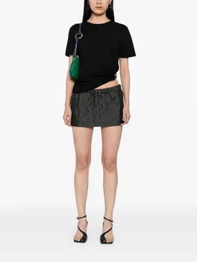 Christopher Esber Bezel Quartz Ruched Tee T-shirt