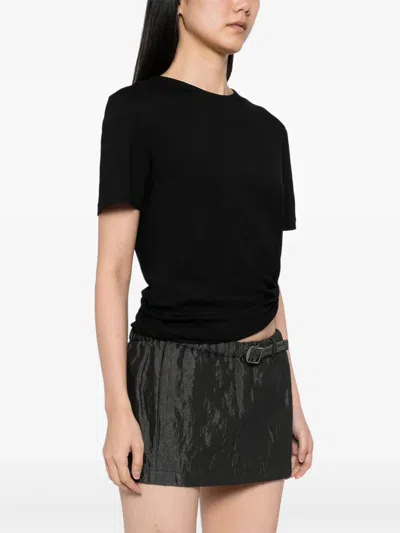 Christopher Esber Bezel Quartz Ruched Tee T-shirt