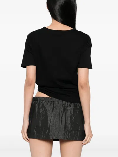 Christopher Esber Bezel Quartz Ruched Tee T-shirt