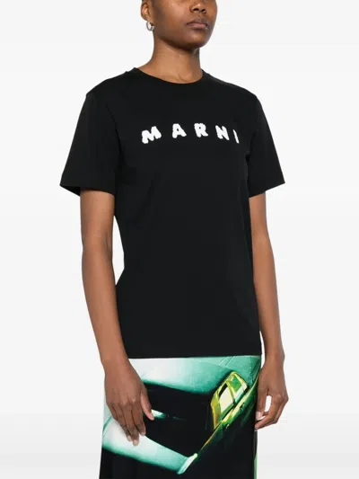 Marni Crew Neck Short Sleeves Top