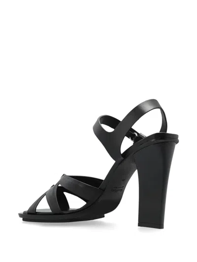 Max Mara Minimal Square Heel Sandals