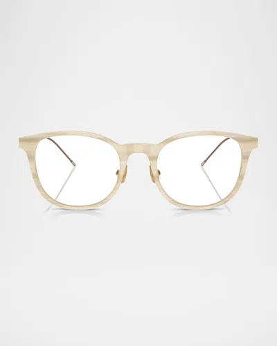 Brunello Cucinelli Bc3006 Pillow Square Blue Light Blocking Glasses